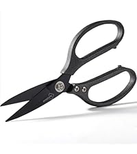 Professional Stainless Steel Fabric Scissors, 8-Inch Heavy Duty MultiPurpose Tailor Sewing Scissors for Fabric Cutting, Leather, Craft, Sharp Precision Shears Blades, Ergonomic Comfort Grip