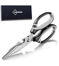 Professional Stainless Steel Fabric Scissors, 8-Inch Heavy Duty MultiPurpose Tailor Sewing Scissors for Fabric Cutting, Leather, Craft, Sharp Precision Shears Blades, Ergonomic Comfort Grip