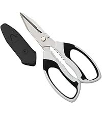 Professional Stainless Steel Fabric Scissors, 8-Inch Heavy Duty MultiPurpose Tailor Sewing Scissors for Fabric Cutting, Leather, Craft, Sharp Precision Shears Blades, Ergonomic Comfort Grip