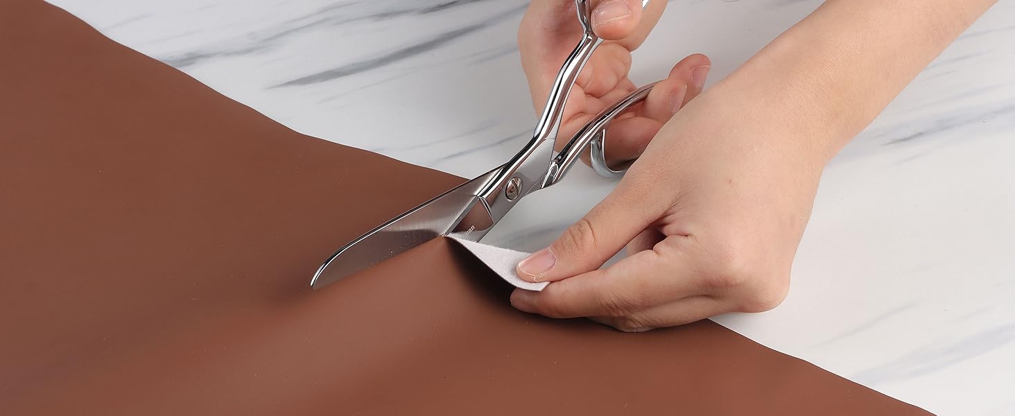 Professional Stainless Steel Fabric Scissors, 8-Inch Heavy Duty MultiPurpose Tailor Sewing Scissors for Fabric Cutting, Leather, Craft, Sharp Precision Shears Blades, Ergonomic Comfort Grip