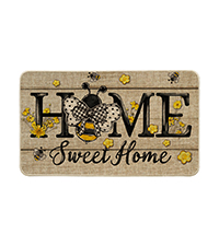 Artoid Mode Flowers Lavender Daisy Spring Kitchen Mats Set of 2, Summer Home Decor Low-Profile Kitchen Rugs for Floor - 17x29 and 17x47 Inch