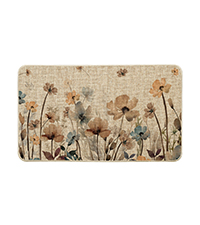 Artoid Mode Eucalyptus Together Spring Kitchen Mats Set of 2, Summer Home Decor Low-Profile Kitchen Rugs for Floor - 17x29 and 17x47 Inch