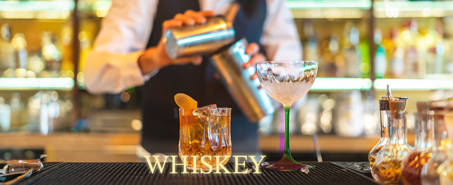 KITESSENSU Boston Shaker Set Mixology Bartender Kit | Premium Cocktail Shaker Kit with Stand Professional Home Bar Tools Accessories: Martini Shaker, Citrus Tools, Fine Mesh Strainers, Muddler, Jigger