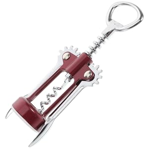 Wing Corkscrew Bottle Opener Multi-function Tool for Wine Beer and Easy Use Trumpet Mouth Design for Parties and Gatherings