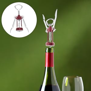 Wing Corkscrew Bottle Opener Multi-function Tool for Wine Beer and Easy Use Trumpet Mouth Design for Parties and Gatherings