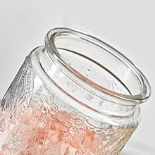 3-Pack 24oz Glass Jar With Airtight Lid,Kitchen Canisters For Countertop,Coffee Sugar Container Set,Pantry Glass Storage Containers For Flour,Candy,Loose Tea,Snack, mason jars