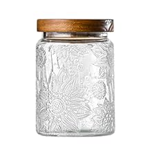 3-Pack 24oz Glass Jar With Airtight Lid,Kitchen Canisters For Countertop,Coffee Sugar Container Set,Pantry Glass Storage Containers For Flour,Candy,Loose Tea,Snack, mason jars