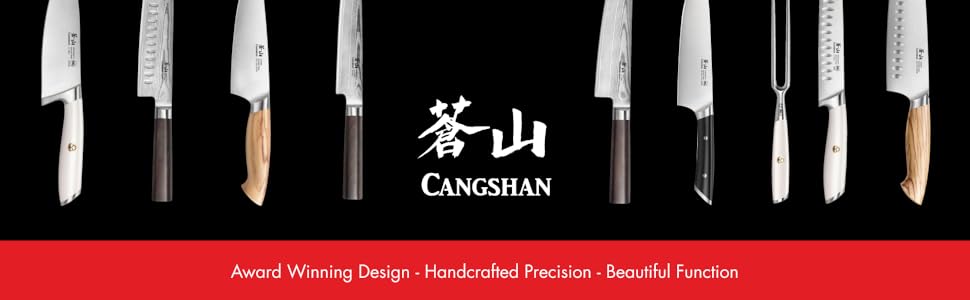 Cangshan HELENA Series 9-Inch Carving Fork, Forged German Steel, 502636