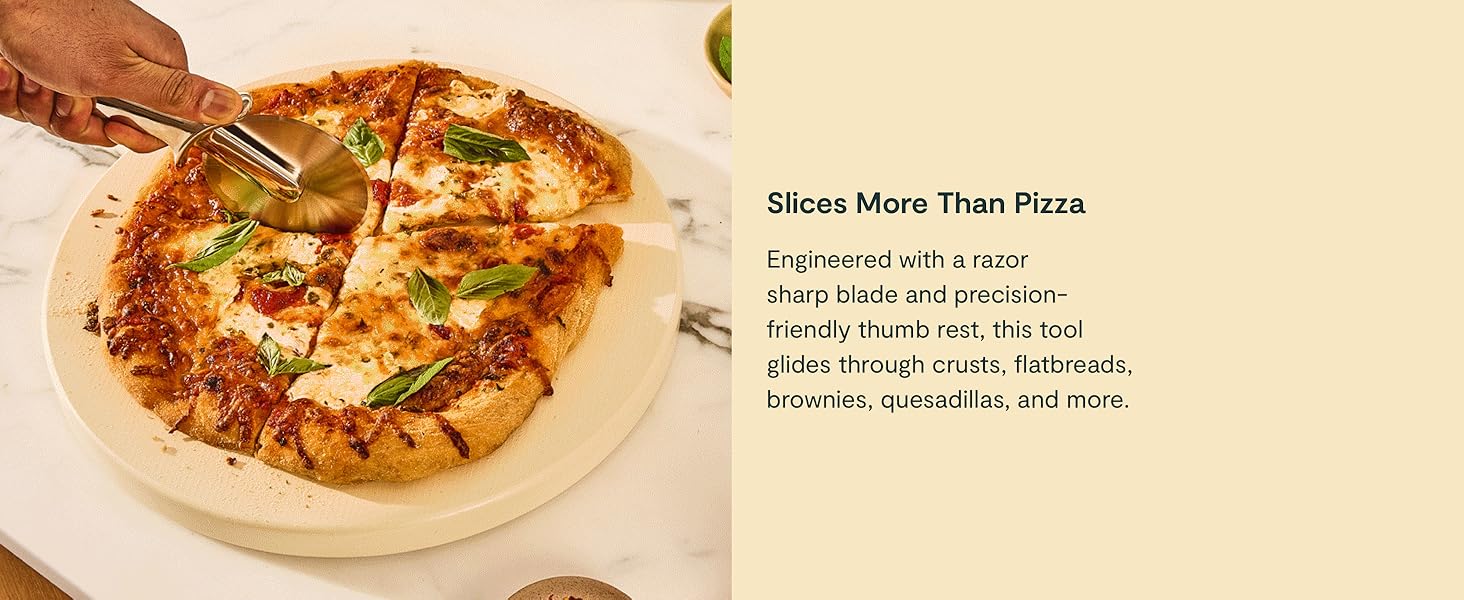 Caraway Ice Cream Scoop - Non Toxic Stainless Steel - Essential Kitchen Tool - Ergonomic Handle