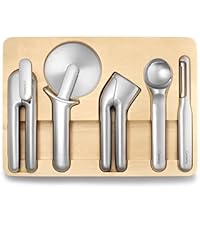 Caraway Ice Cream Scoop - Non Toxic Stainless Steel - Essential Kitchen Tool - Ergonomic Handle