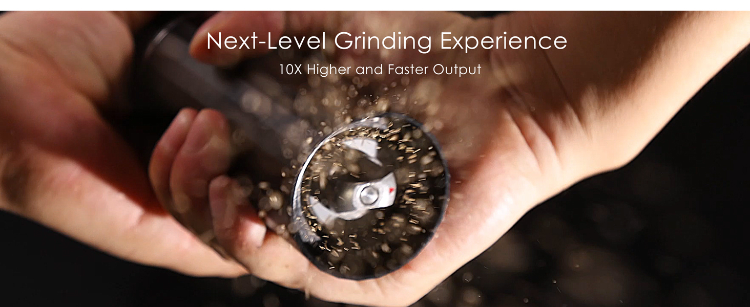 Heavy Duty Metal Pepper Grinder, Professional Manual Pepper Grinder with Adjustable Coarseness, Pepper Mill with Magnetic Powder Chamber, Refillable Pepper Mill for Spices, High Output