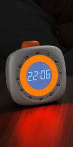 60 Minute Wind Up Timer, Visual Mechanical Timer with Loud Alarm, Manual Countdown Timers for Classroom, Home, Study and Cooking (White)