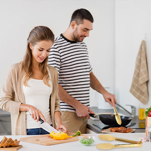 Sunenlyst 4 Pack Gold Buffet Tongs, 9 Inch Stainless Steel Serving Tongs for Food, Salad, Steak, Appetizer, Snack and Small Food (GOLD, 9INCH)