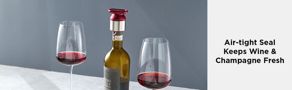 Rabbit Champagne and Wine Sealer, Champagne Preserver, Air-Tight Seal