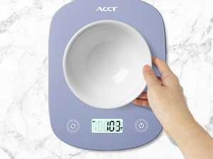 Digital Food Scale 11lb/0.1oz, Digital Kitchen Scale Weight in Grams & Oz, Cook Scale for Baking and Meal Prep, 6 Units with Tare Function, LCD Display (Purple)