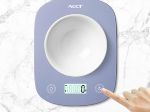 Digital Food Scale 11lb/0.1oz, Digital Kitchen Scale Weight in Grams & Oz, Cook Scale for Baking and Meal Prep, 6 Units with Tare Function, LCD Display (Purple)