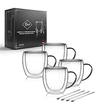 LIBWYS Glass Measuring Cup, 1000ml (32oz)+500ml (16oz) with Anti-slip Silicone Pad, Heat-resistant Borosilicate Glass Liquid Measuring Cup