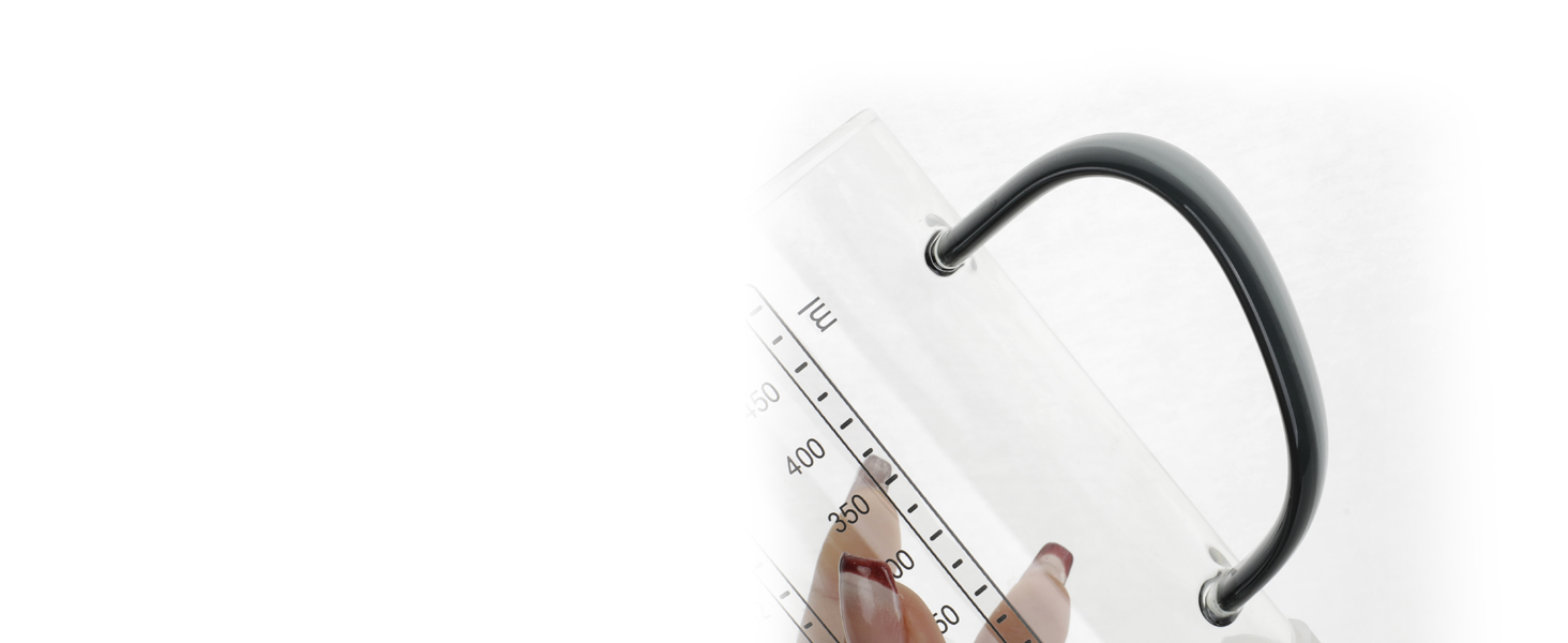 LIBWYS Glass Measuring Cup, 1000ml (32oz)+500ml (16oz) with Anti-slip Silicone Pad, Heat-resistant Borosilicate Glass Liquid Measuring Cup