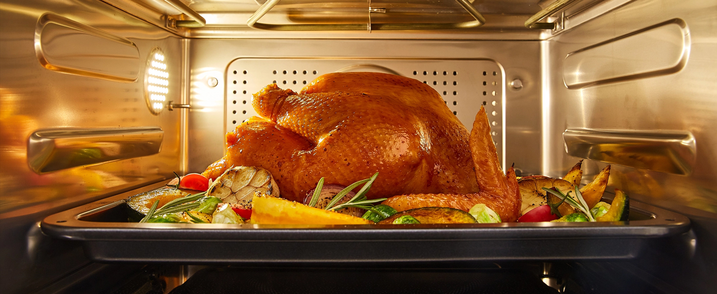 Instant Read Meat Thermometer Digital with Dual Probe, Food Thermometer for Cooking & Grilling, Large Backlit & Calibration, for Kitchen/Oven/Grill/Smoker/BBQ/Candy/Oil/Fry, Gifts for Men & Dad