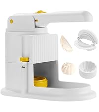 3 In 1 Dumpling Maker Press Kitchen Empanada Maker Press Baozi Bun Mold Manual Pastry Dumpling Wrapper Machine for Chinese Food, Empanada, Ravioli, Pierogi, Hand Pie (Light Blue)