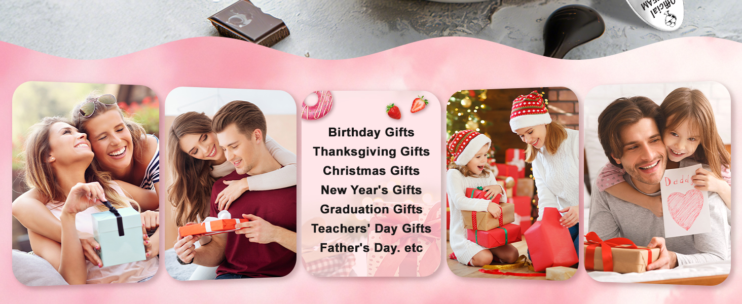 Ice Cream Lovers Engraved Spoon Birthday Easter Gifts for Women Friends Sister Brother Daughter Son, Valentines Gifts for Couple Husband Wife -Official Ice Cream Shovel Scoop