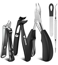 Nail Clippers for Men with Catcher, 2-Pack Large & Small Anti-Splash Nail Clippers for Fingernails & Toenails, Sharp Stainless Steel Heavy-Duty Self-Collecting Nail Cutter for Men Women