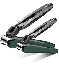 Toenail Clippers for Seniors Thick Toenails, Large Toe Nail Clippers for Men Thick Nails with 37mm Wide Opening, Heavy Duty Ingrown Toenail Clippers with Long Handle Sharp Slanted Nail Cutter