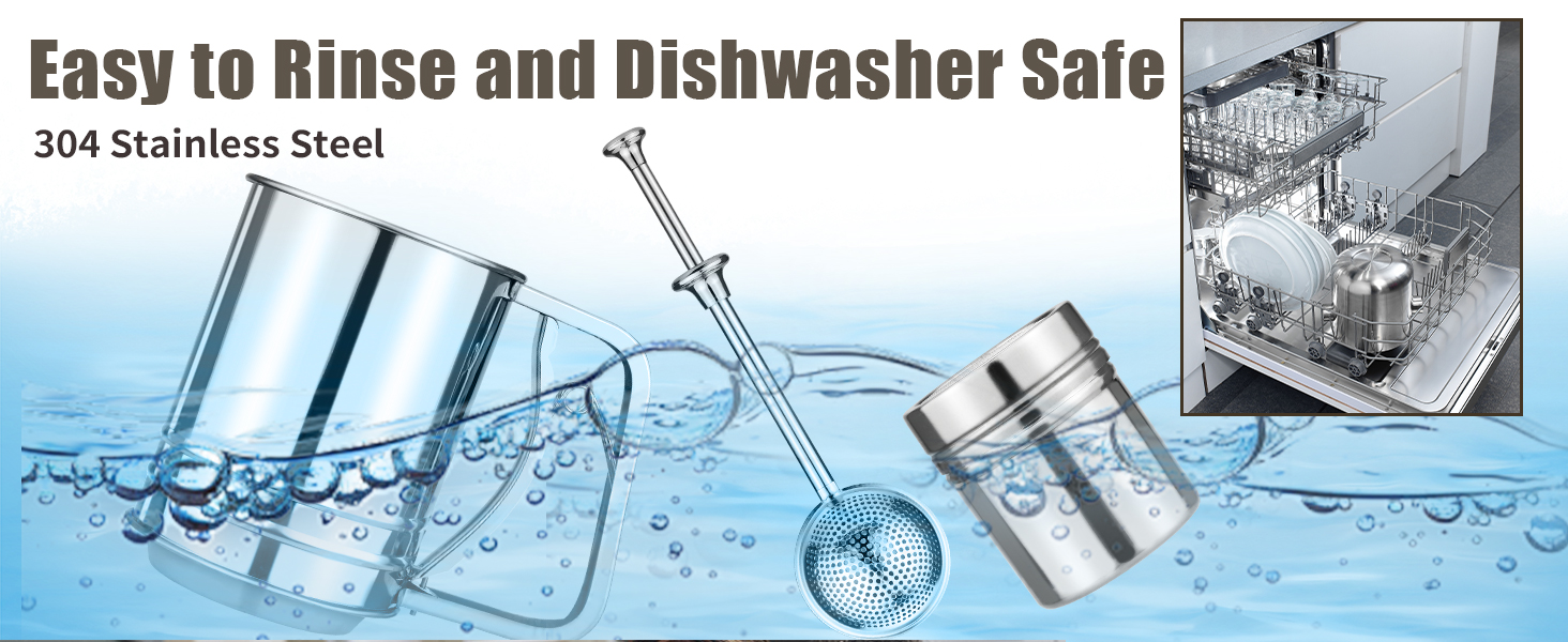 Flour Sifter, Sifter for Baking with Flour and Powdered Sugar Shaker Duster Set, 3 Cup 3 in 1 Stainless Steel Double Layer Fine Mesh Sifter for Cakes, Pastries, Pies, Cupcakes and Desserts