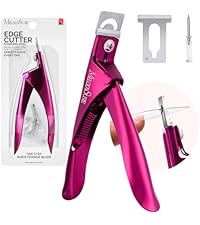 MelodySusie Nail Clippers Set, 2 in 1 Toenail Clippers Nail Clippers for Women, Ultra Sharp Stainless Steel Fingernail Nail Clippers for Men, Nail Cutter, Gifts for Women Men, Purple