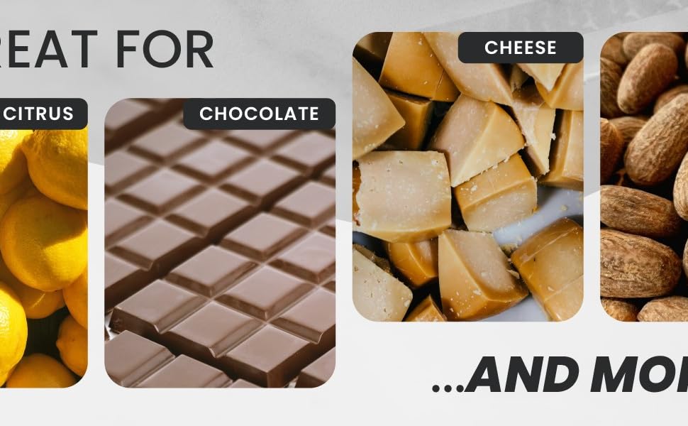 Zester Grater Set of 2, Cheese Grater for Kitchen Lemon Zester Tool Garlic Grater Ginger Grater, Kitchenaid Food Grater with Handle Handheld, Sharp Stainless Steel Blade with Protective Cover