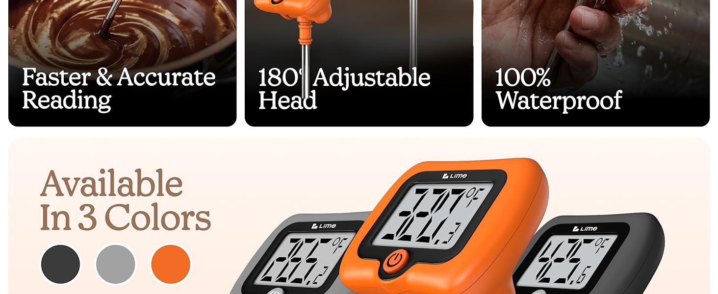 Digital Candy Thermometer with Pot Clip, 10