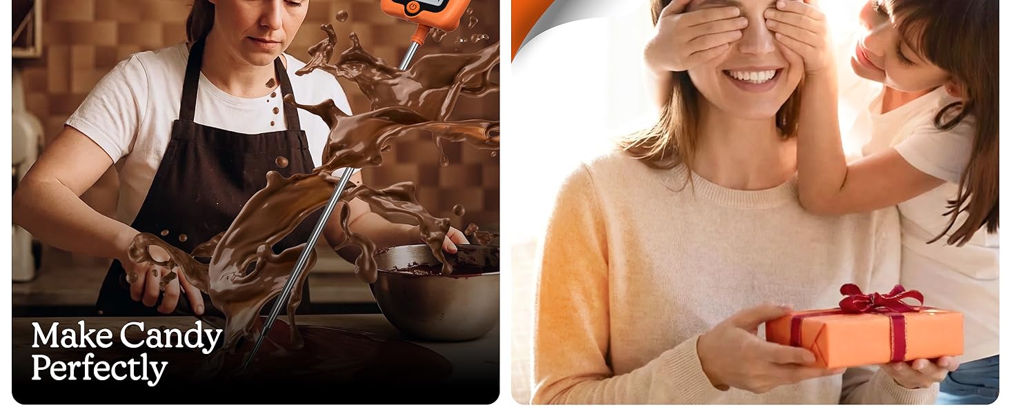 Digital Candy Thermometer with Pot Clip, 10