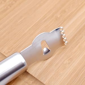 Stainless Steel Citrus Peeler Lemon Zester with Comfortable Grip Effortlessly Zest and Peel Lemons Oranges and for Home Kitchen Use