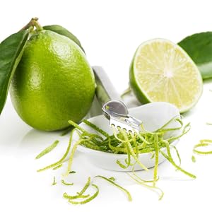 Stainless Steel Citrus Peeler Lemon Zester with Comfortable Grip Effortlessly Zest and Peel Lemons Oranges and for Home Kitchen Use