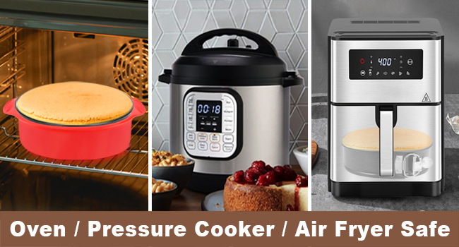 4 7 9 Inch Springform Pan Set of 3, Leakproof Cheesecake Pan with Protector, Nonstick Spring Form Pans for Cheesecake, Round Cake Pans Sets for Baking with Removable Bottom and 50Pcs Parchment Paper