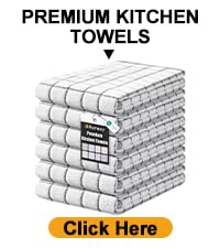 Homaxy Premium Cotton Kitchen Towels 16