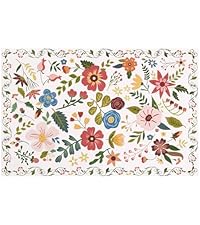 SHACOS 100 PCS Round Paper Placemats 13 inch Disposable Paper Place Mats for Dinner Wedding Birthday Party Festival Table Decoration Indoor Outdoor, Dusty Blue