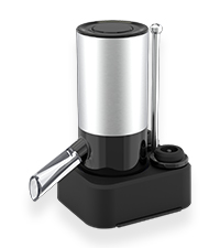 KITCHENDAO 2-in-1 Wine Aerator Pourer and Stopper, Premium Wine Air Aerator Pourer Decanter Spout Dispenser No Drip or Spill-Improve Taste and Bouquet Instantly- BPA Free-Dishwasher Safe - Black