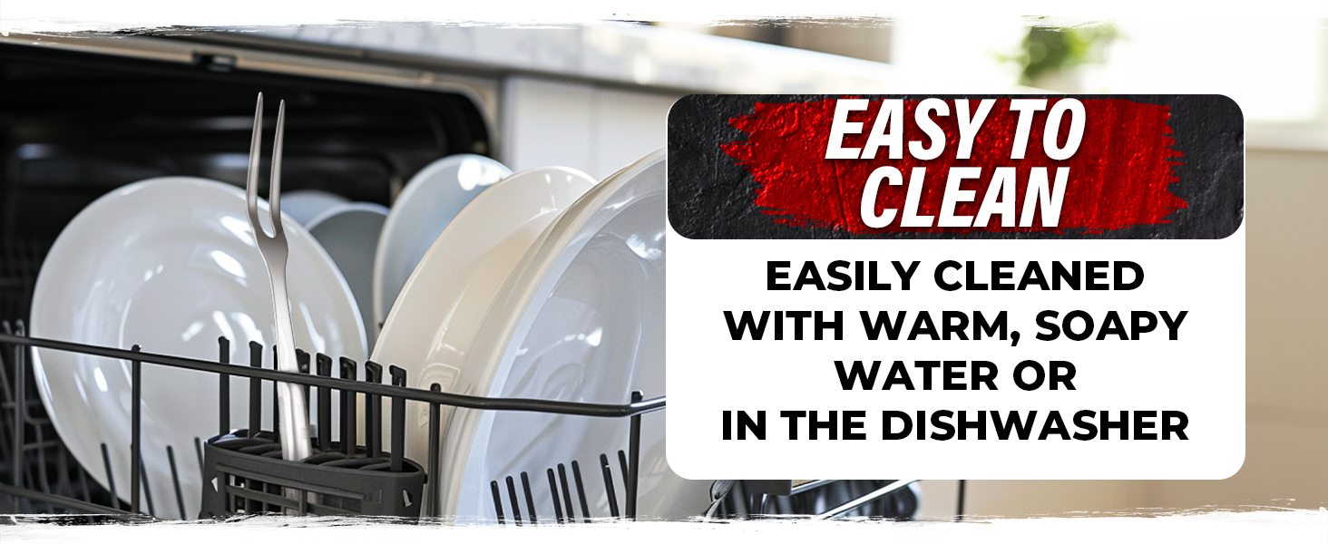 Two Pronged Carving Fork for Meat - Stainless Steel 11