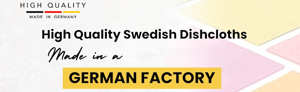 Aquasorb Swedish Dishcloths for Kitchen 10 Pack – Reusable Swedish Dish Cloths That Don't Smell, OEKO-TEX Certified Eco-Friendly Dish Cloths