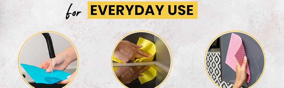 Aquasorb Swedish Dishcloths for Kitchen 10 Pack – Reusable Swedish Dish Cloths That Don't Smell, OEKO-TEX Certified Eco-Friendly Dish Cloths