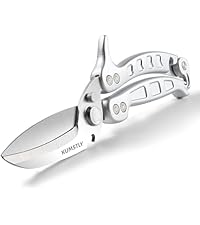 Kitchen Scissors All Purpose Kitchen Shears Heavy Duty for Cutting Chicken, Turkey, Meat, Bones, Vegetables Stainless Steel Spatchcock Shears Multipurpose Food Scissors (Black)