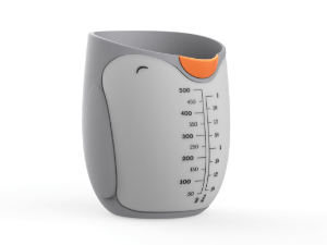 OTOTO Penny Penguin Silicone Measuring Cups for Cooking - 500ml Cute Measuring Cups for Baking, BPA-Free, Microwave Safe, Penguin Gifts, Cute Kitchen Accessories, Funny White Elephant Gifts