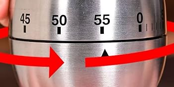 Stainless Steel Kitchen Timer Egg – Accurate Countdown Timer for Cooking, Metallic Silver Egg Shape, with Dual-Language Manual (English & Chinese)
