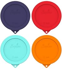 SOPHICO Silicone Milk Bottle Dispenser Caps, 48mm Diameter Pour Spout Lids, Replacement Lids Fit Stanpac & Libbey & Stock Your Home & The Dairy Shoppe, Leak Proof, Odorless (6 Pack, jug not included)