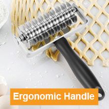 Pastry Lattice Roller Cutter, Premium Stainless Steel Lattice Dough Cutter, Professional Pastry Cutting Tool for Beef Wellington Pie Bread Cookie Pizza