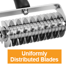 Pastry Lattice Roller Cutter, Premium Stainless Steel Lattice Dough Cutter, Professional Pastry Cutting Tool for Beef Wellington Pie Bread Cookie Pizza