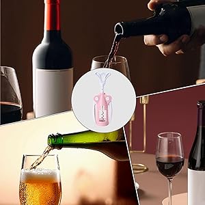 Wing Corkscrew Wine Opener - Wine Bottle Opener, Multifunctional Double Winged Wine Opener - Cork Screw Beer Opener For Bartenders, Bottle Opener For Kitchen, Restaurants, Bar