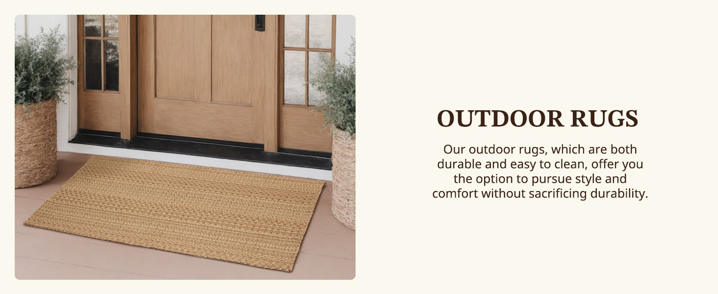 Cotton Blend Kitchen Rug Set 2 Piece, American Country Woven Runner Rug and Doormat, 20