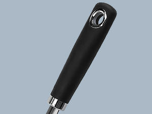 Skimmer Spoon, Slotted Spoons for Cooking, Slotted Spoon, Kitchen Stainless Steel Serving Spoons, Stainless Steel Strainer, Black